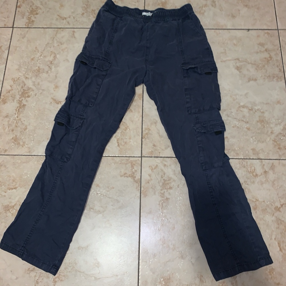 Men's Blue Cargo Pants